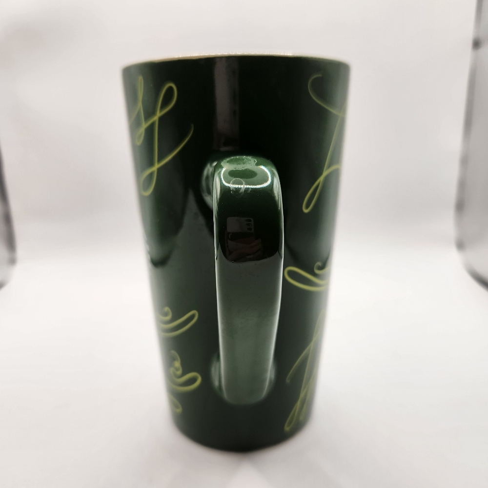 Starbucks 16 Ounce Green Tall Coffee Mug Christmas Winter - Picture 2 of 8